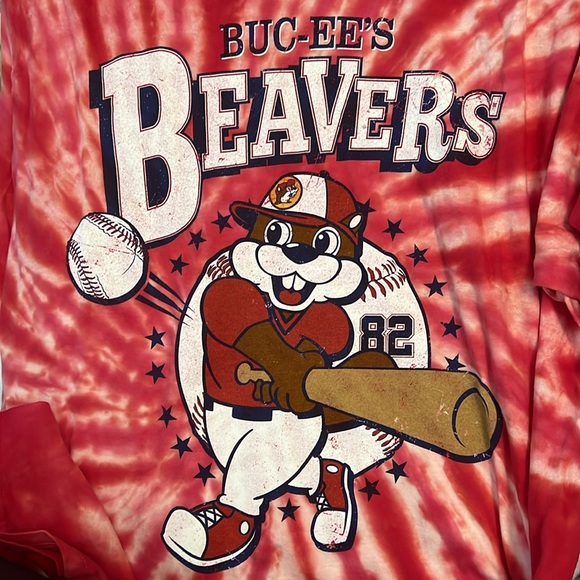 Red Tie-Dye BUC-EE’s Shirt - Picture 1 of 3